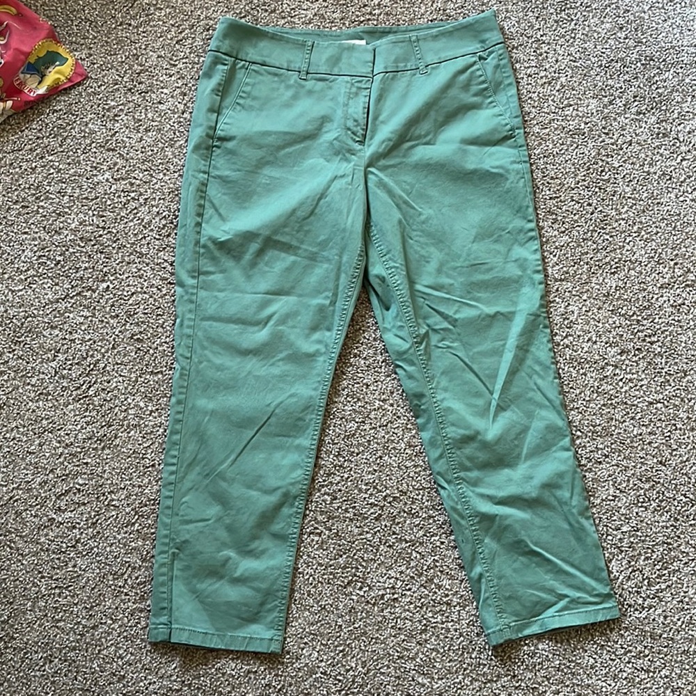 Sage green chino pants LOFT size 14 💚